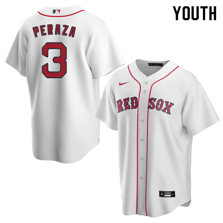 Nike Youth #3 Jose Peraza Boston Red Sox Baseball Jerseys Sale-White